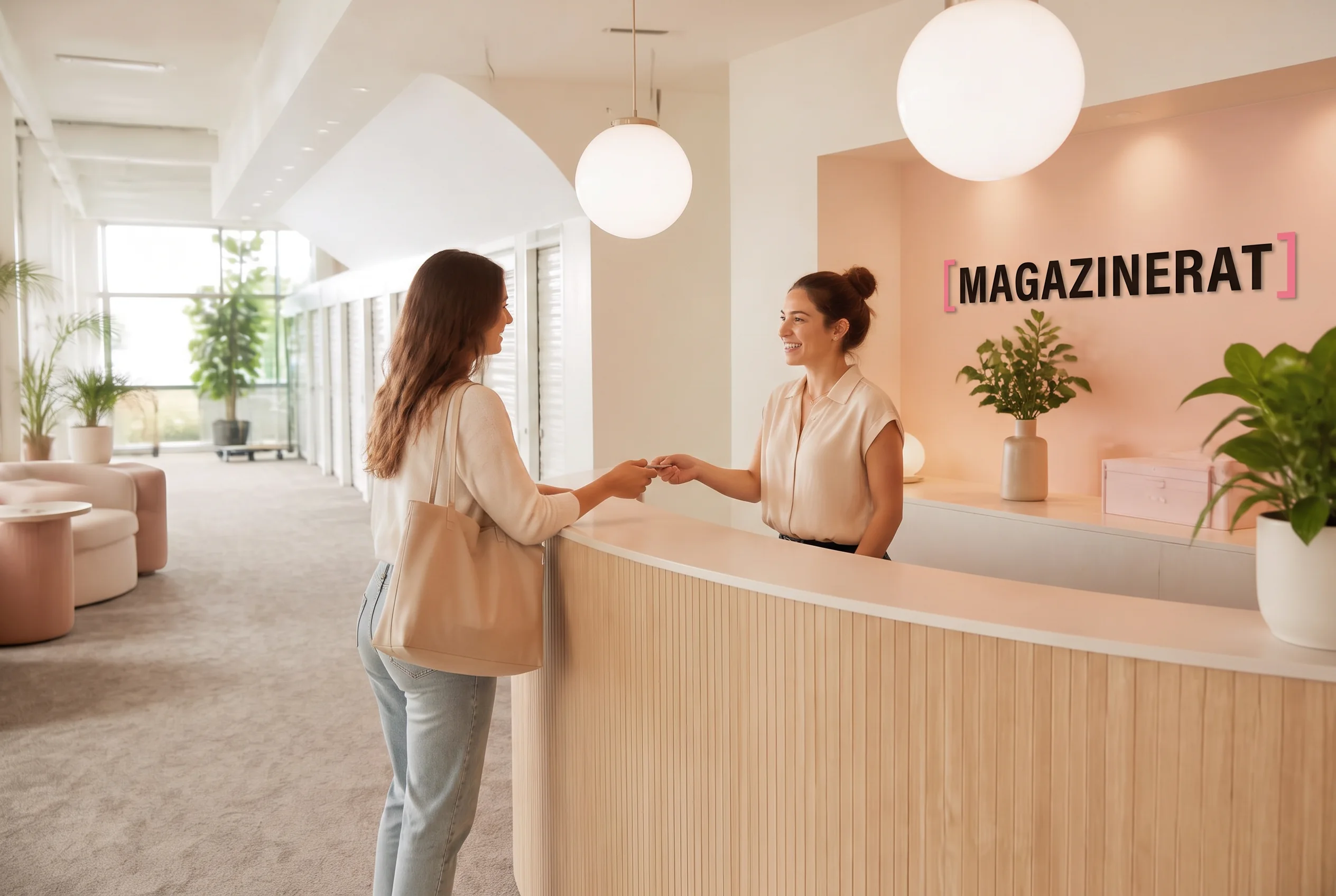 Personal i receptionen hos Magazinerat i Karlstad